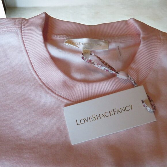 LoveShackFancy - LA Pullover/Sweatshirt - Pink - Size M/L, Limited Edition - NWT - Picture 5 of 15